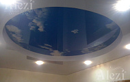 Многоуровневый натяжной потолок (небо) от Алези