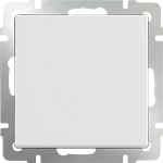 Выключатель одноклавишный проходной (белый) / WL01-SW-1G-2W